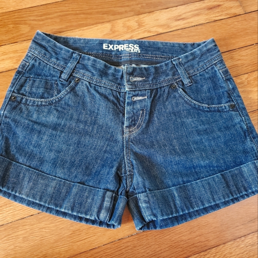 Express Denim Shorts Size 0